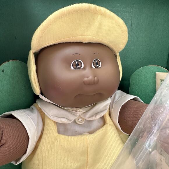 Vintage 1985 Cabbage Patch Kids‎ Preemie Baby African American Boy Doll In Box - Picture 12 of 14